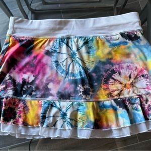 Sofibella Athletic Ruffle Skirt & Built-In Short